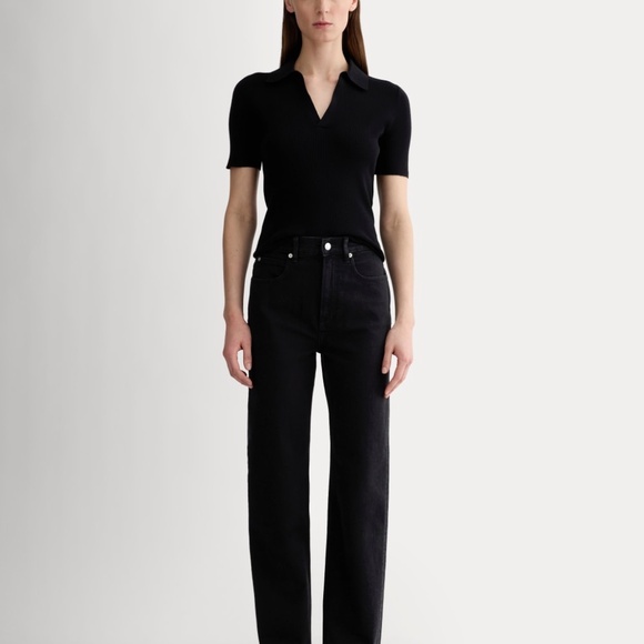 Everlane Women's Way-High® Jean in Coal, Size 34, Cotton - Picture 5 of 7